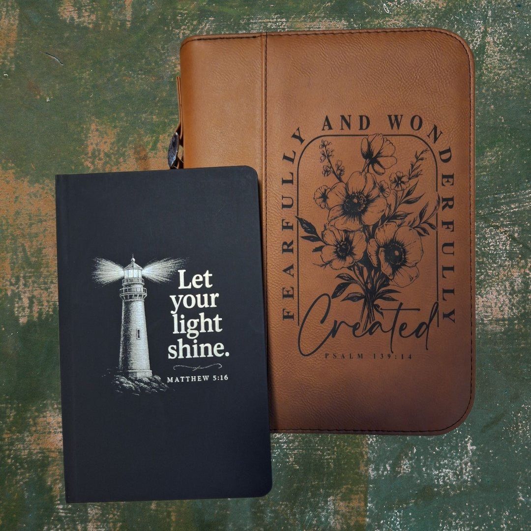 Engraved Bible Covers & Notebooks
