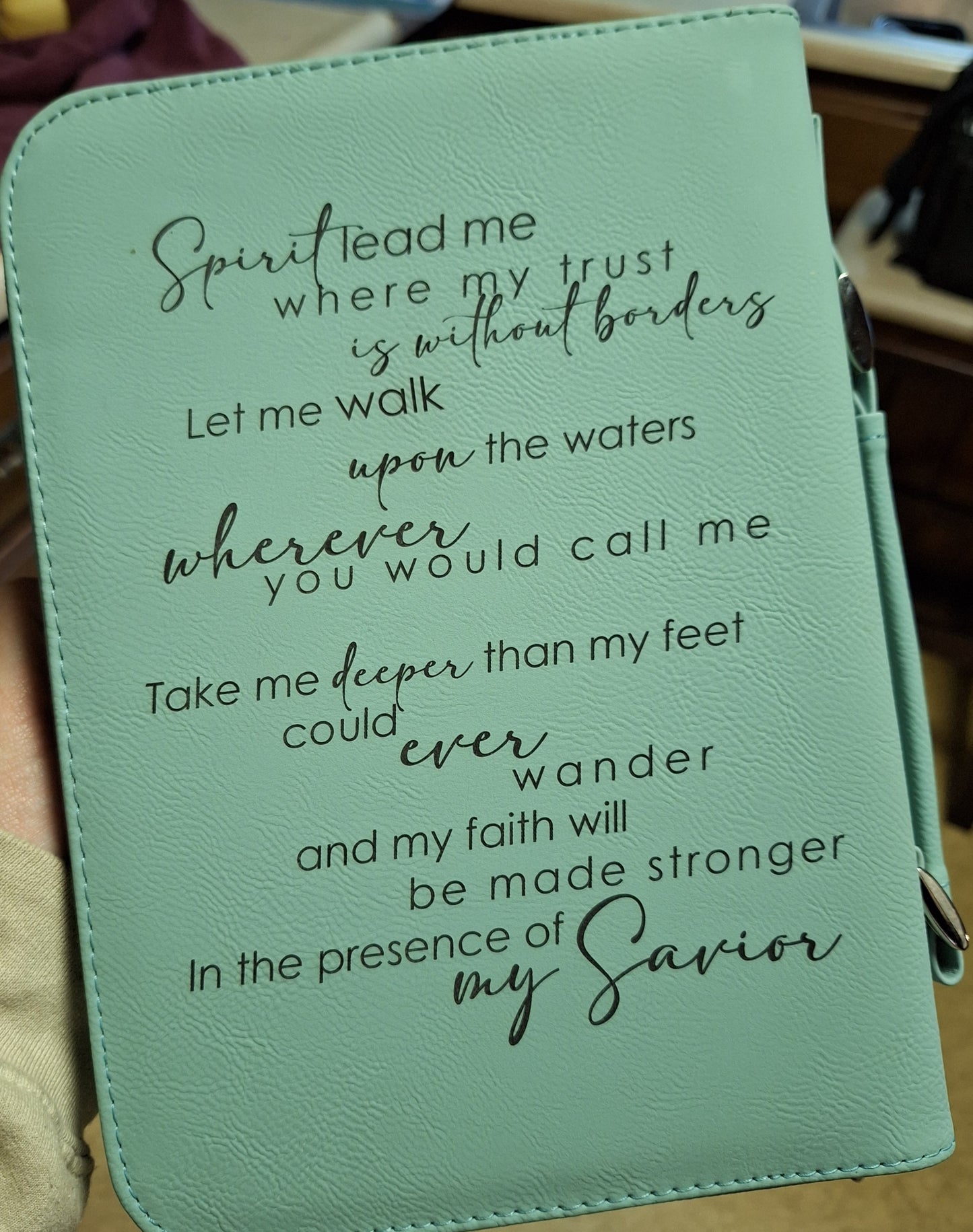 Bible Cover - Teal