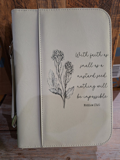 Bible Cover - White